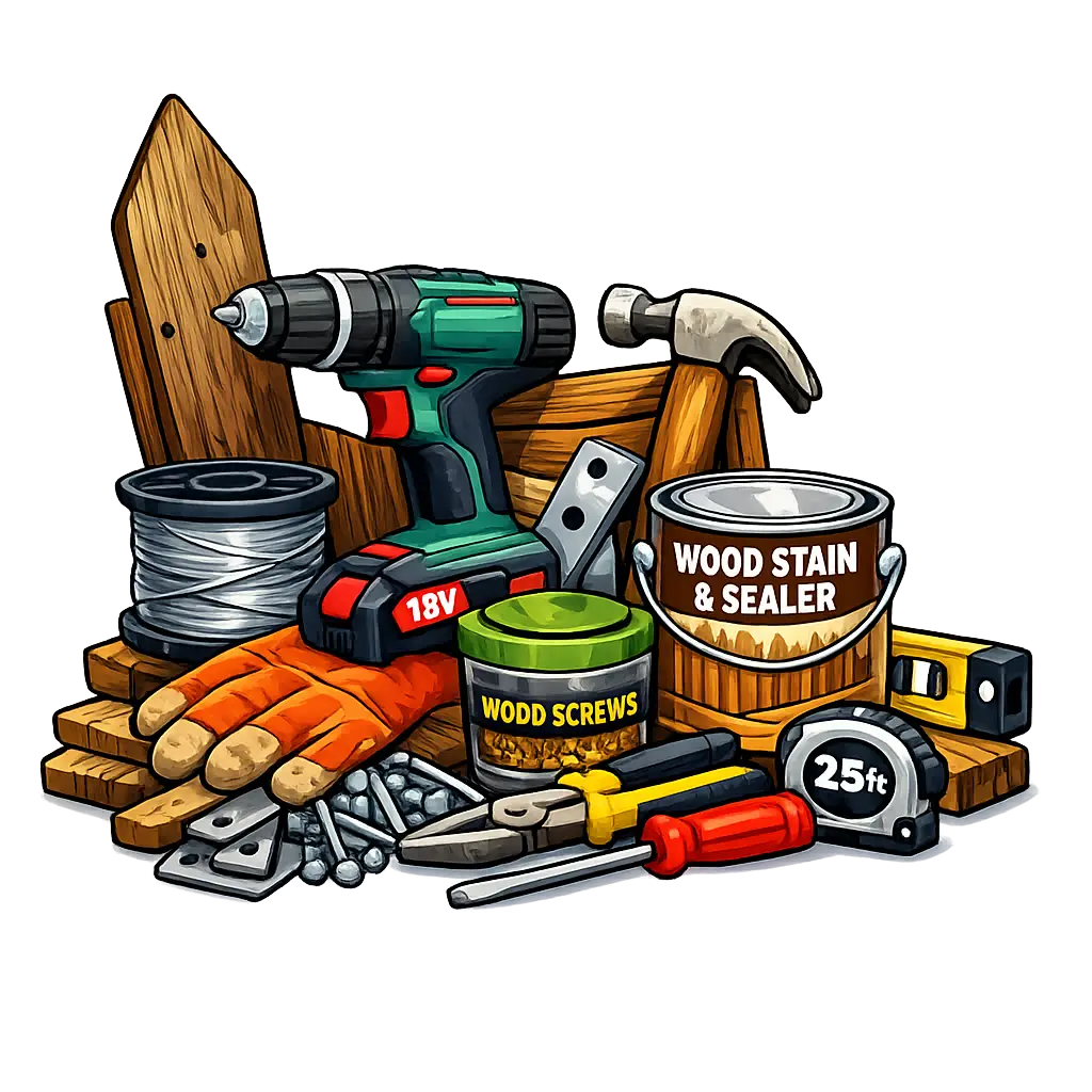 Fence repair tools in Dallas Texas